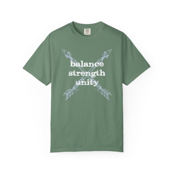 Balance, Strength, Unity - Crossed Arrows Mediumweight T-Shirt - Image 20