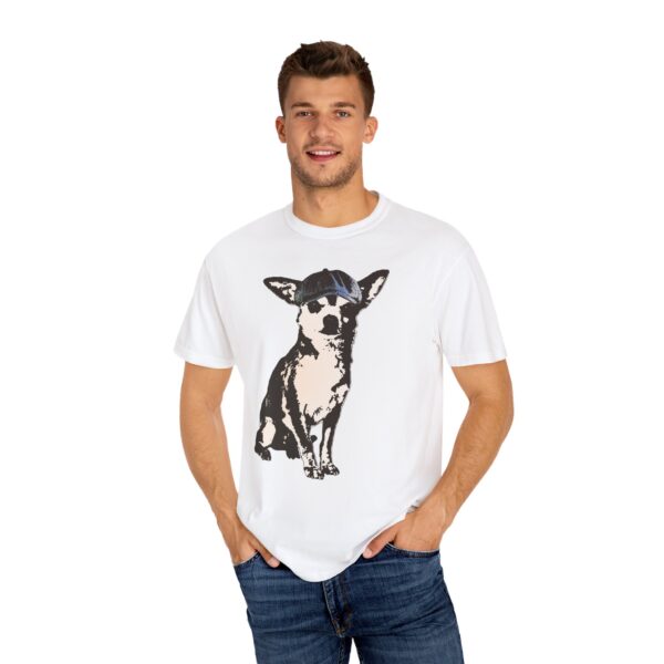 Newsboy Chihuahua Relaxed Fit Unisex Tee - Image 4