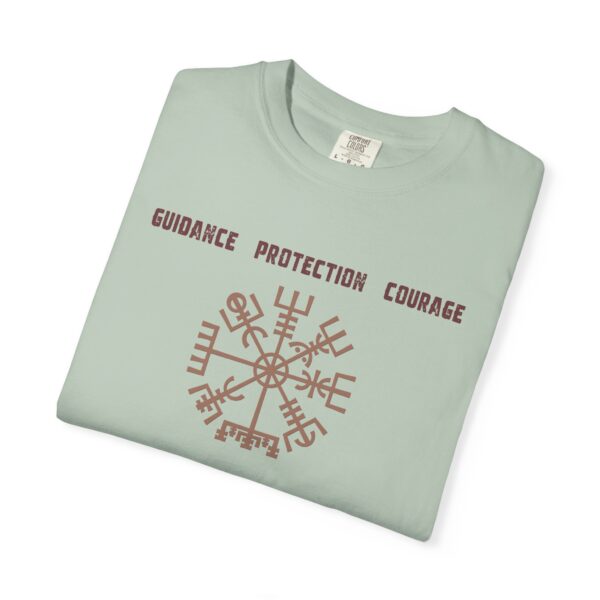 Guidance, Protection, Courage - Vegvisir Mediumweight T-Shirt - Image 16