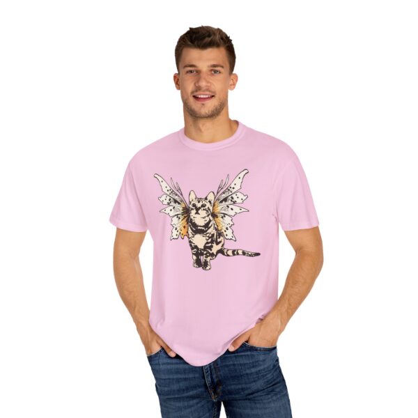 Fairy Kitty Relaxed Fit T-Shirt, Cute Animal Tee, Fantasy and Cat Lover Gift, Magical Fairy Wings Shirt, Unique Graphic Shirt, Eco-Friendly - Image 19