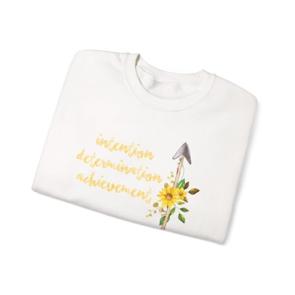 Intention, Determination, Achievement - Up Arrow Sweatshirt - Image 4