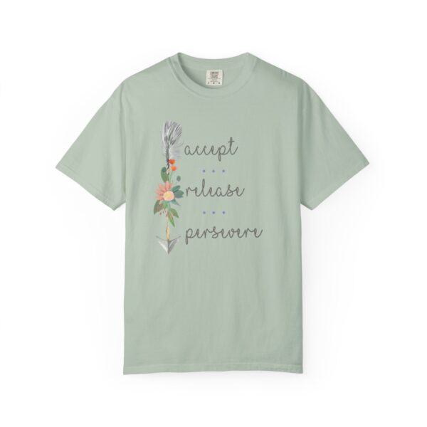 Accept, Release, Persevere - Down Arrow Mediumweight T-Shirt - Image 11