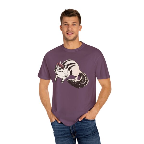 Chipmunk Flower Princess Relaxed Fit T-Shirt, Cute Animal Tee, Unisex Gift for Nature Lovers, Casual Cotton Shirt, Eco-Friendly - Image 11
