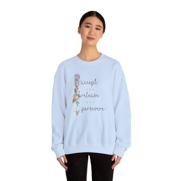 Accept, Release, Persevere - Down Arrow Crewneck Sweatshirt - Image 18