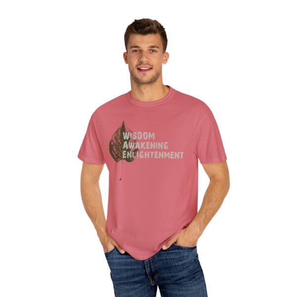 Wisdom, Awakening, Enlightenment -Bodhi Leaf Mediumweight T-Shirt - Image 6