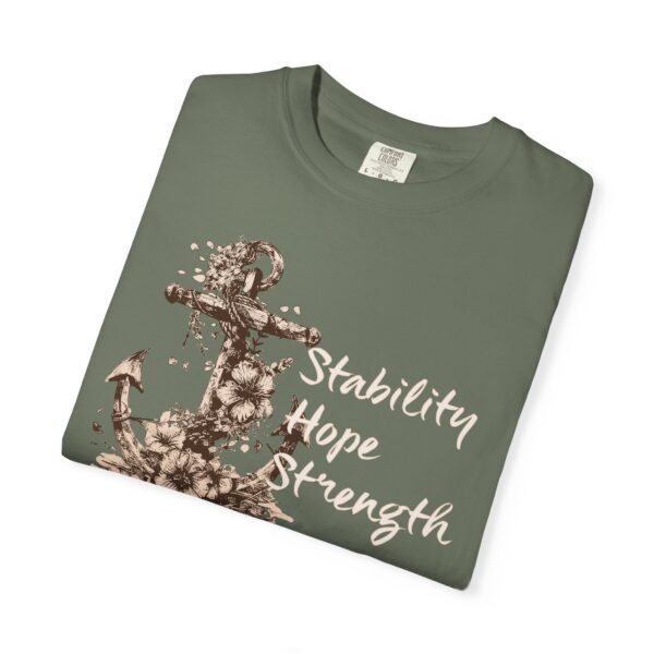 Stability, Hope, Strength - Anchor Mediumweight T-Shirt - Image 9