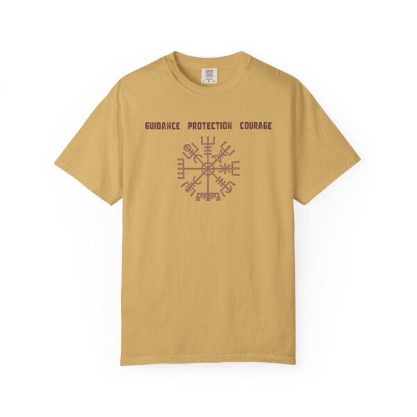 Guidance, Protection, Courage - Vegvisir Mediumweight T-Shirt - Image 11