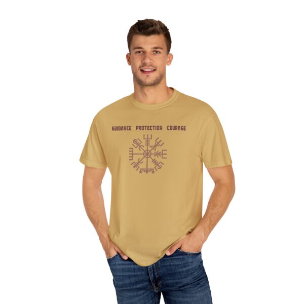 Guidance, Protection, Courage - Vegvisir Mediumweight T-Shirt - Image 13