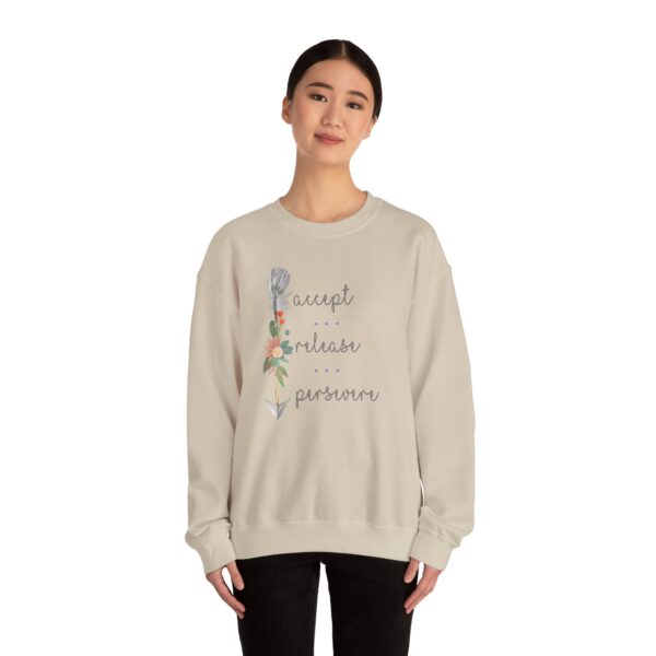 Accept, Release, Persevere - Down Arrow Crewneck Sweatshirt - Image 23