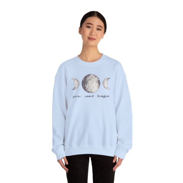 Perceive, Connect, Transform - Moon Phases Crewneck Sweatshirt - Image 19