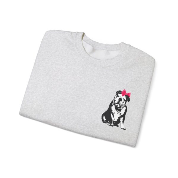 Sitting Pretty English Bulldog Crewneck Sweatshirt - Image 4