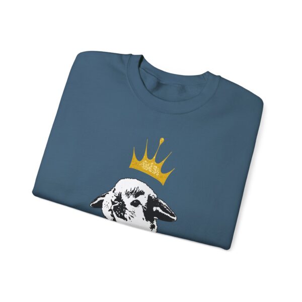 Grumpy Bunny with Crown Crewneck Sweatshirt - Image 13