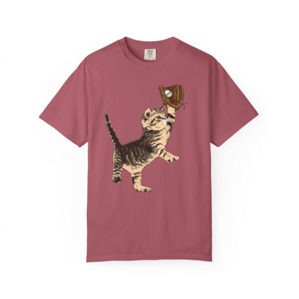 Baseball Kitten Mediumweight T-Shirt - Image 19