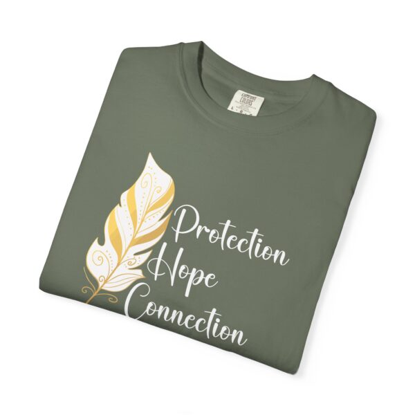 Protection, Hope, Connection - Feather Mediumweight T-Shirt - Image 16