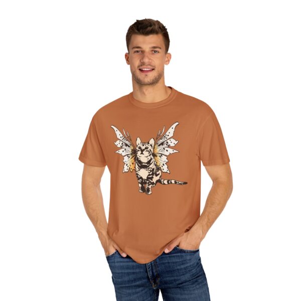 Fairy Kitty Relaxed Fit T-Shirt, Cute Animal Tee, Fantasy and Cat Lover Gift, Magical Fairy Wings Shirt, Unique Graphic Shirt, Eco-Friendly - Image 16