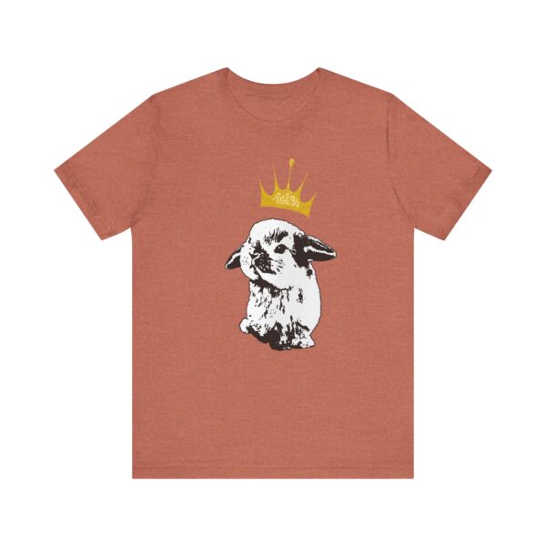 Grumpy Bunny King Unisex Graphic Tee, Cute Rabbit Shirt, Unisex T-Shirt, Gift for Animal Lovers, Funny Pet Apparel, Fantasy Wildlife Shirt - Image 9