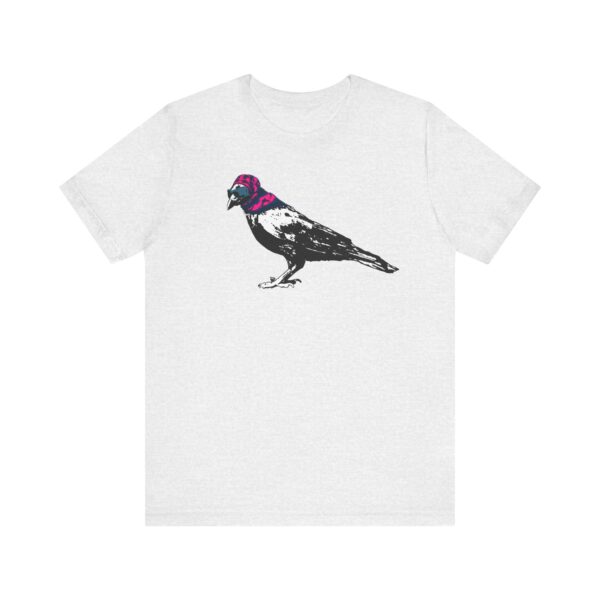 Mrs Raven Unisex Short Sleeve T-Shirt, Stylish Bird Graphic Tee, Trendy Animal Art Apparel, Perfect Gift for Bird Watchers and Animal Lovers - Image 5