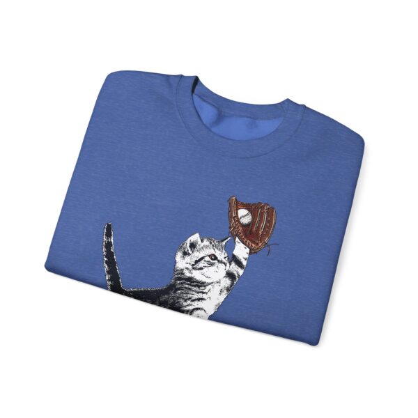 Baseball Kitten Crewneck Sweatshirt - Image 16