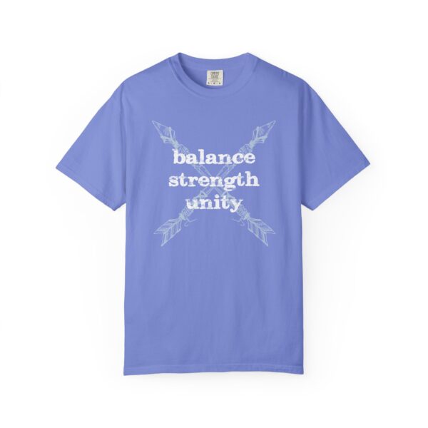 Balance, Strength, Unity - Crossed Arrows Mediumweight T-Shirt - Image 3