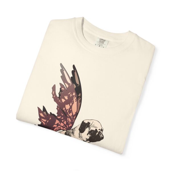 Fairy Pug Relaxed Fit Tee, Whimsical Fairy Wing Dog T-Shirt, Vintage Animal Tee, Cute Pet Lover Gift, Dog Lover Apparel, Eco-Friendly Cotton - Image 6