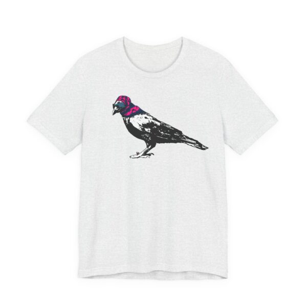 Mrs Raven Unisex Short Sleeve T-Shirt, Stylish Bird Graphic Tee, Trendy Animal Art Apparel, Perfect Gift for Bird Watchers and Animal Lovers - Image 7