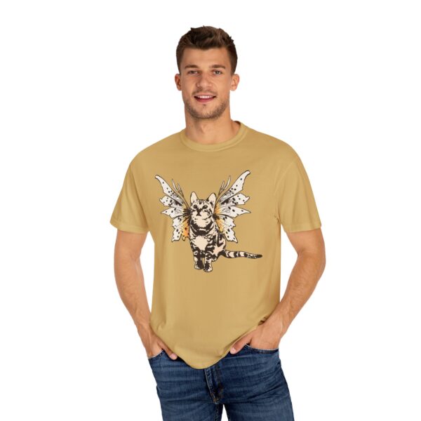 Fairy Kitty Relaxed Fit T-Shirt, Cute Animal Tee, Fantasy and Cat Lover Gift, Magical Fairy Wings Shirt, Unique Graphic Shirt, Eco-Friendly - Image 12