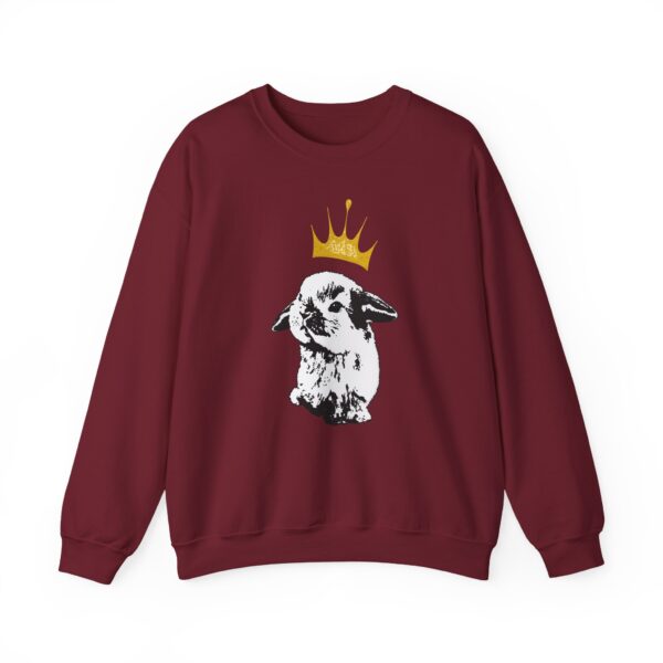 Grumpy Bunny with Crown Crewneck Sweatshirt - Image 20
