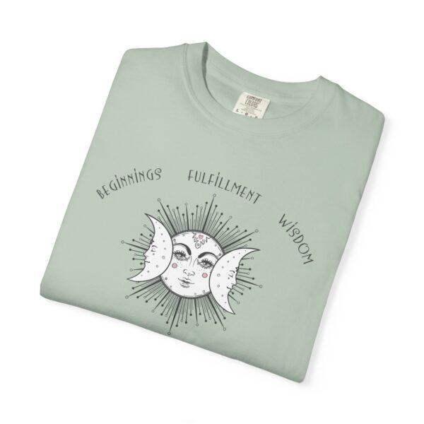 Beginnings, Fulfillment, Wisdom - Triple Moon Midweight T-Shirt - Image 17