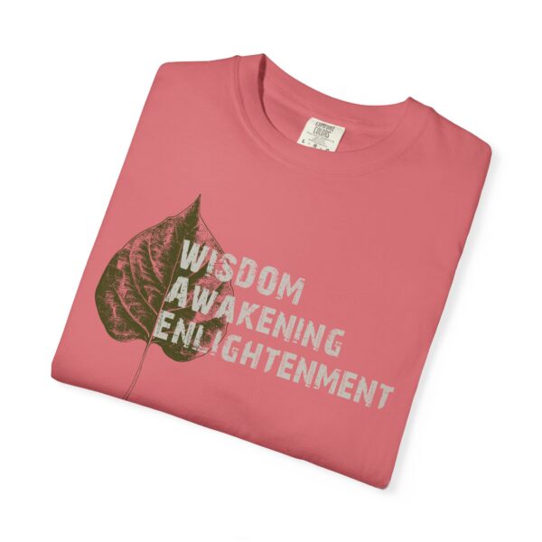 Wisdom, Awakening, Enlightenment -Bodhi Leaf Mediumweight T-Shirt - Image 4