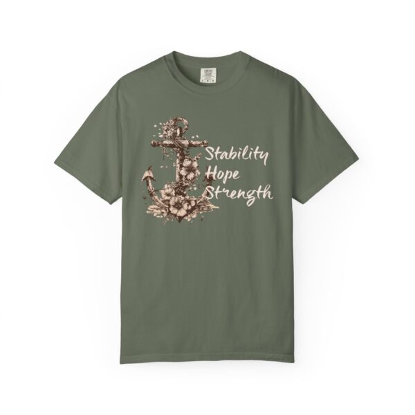 Stability, Hope, Strength - Anchor Mediumweight T-Shirt - Image 8