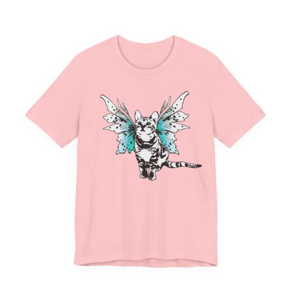 Fairy Kitty Unisex Tee, Cute Cat Shirt, Magical Fantasy Cat with Wings, Pet Lover Tee, Cat Lady Gift, Unique Kitty Cat T-Shirt - Image 17