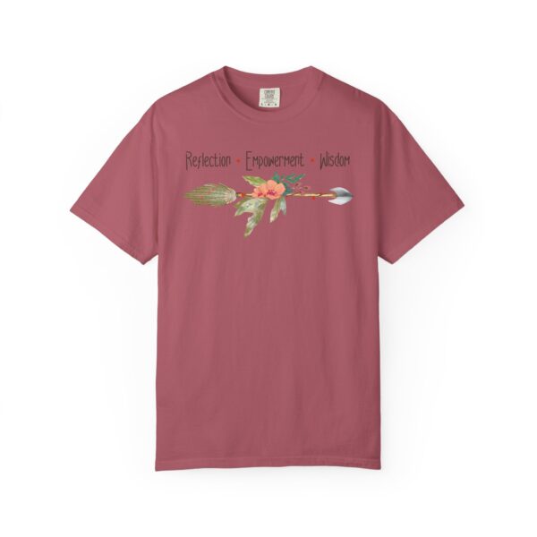 Reflection, Empowerment, Wisdom - Left Arrow Mediumweight T-Shirt - Image 20