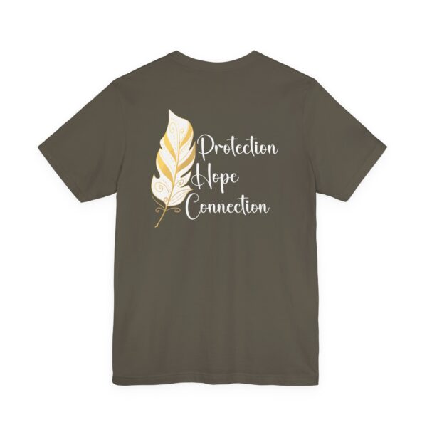 Protection, Hope, Connection - Feather Lightweight T-Shirt - Image 12