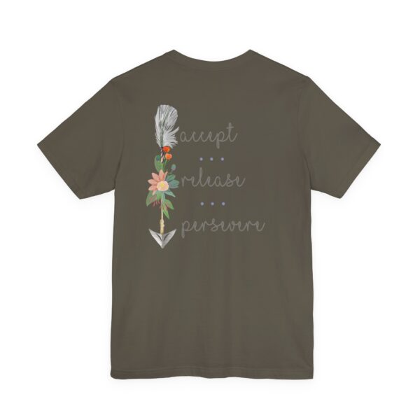 Accept, Release, Persevere - Down Arrow Lightweight T-Shirt - Image 16