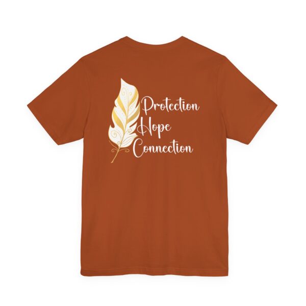 Protection, Hope, Connection - Feather Lightweight T-Shirt - Image 8