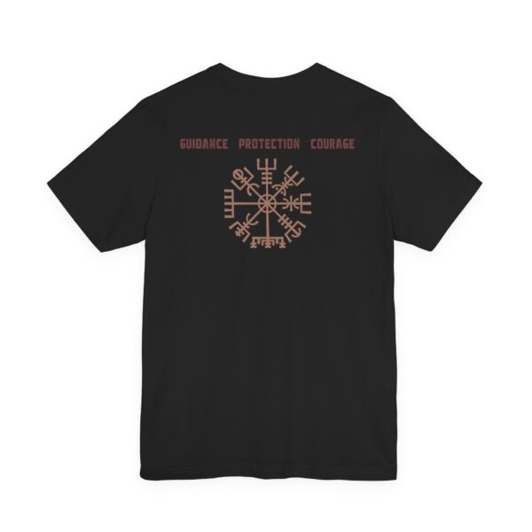 Guidance, Protection, Courage - Vegvisir Lightweight T-Shirt - Image 20