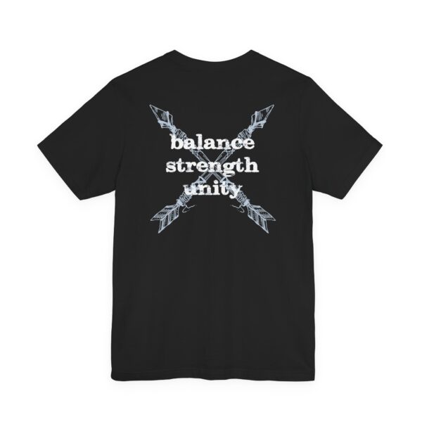 Balance, Strength, Unity - Crossed Arrows Lightweight T-Shirt - Image 11