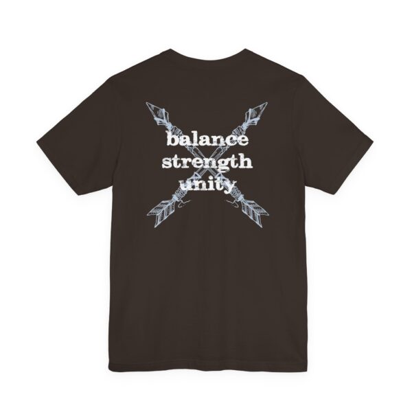 Balance, Strength, Unity - Crossed Arrows Lightweight T-Shirt - Image 7