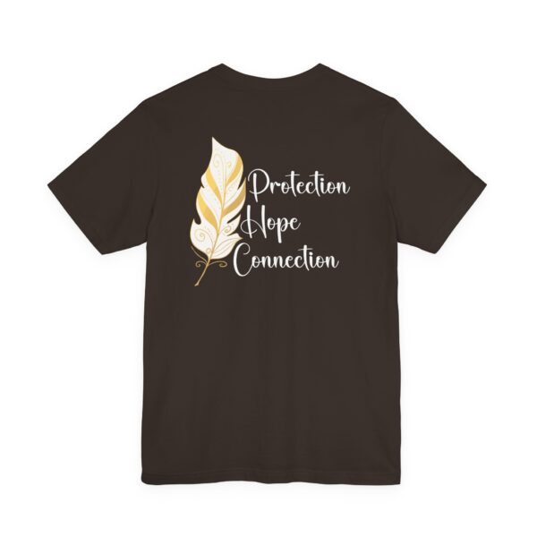 Protection, Hope, Connection - Feather Lightweight T-Shirt - Image 16