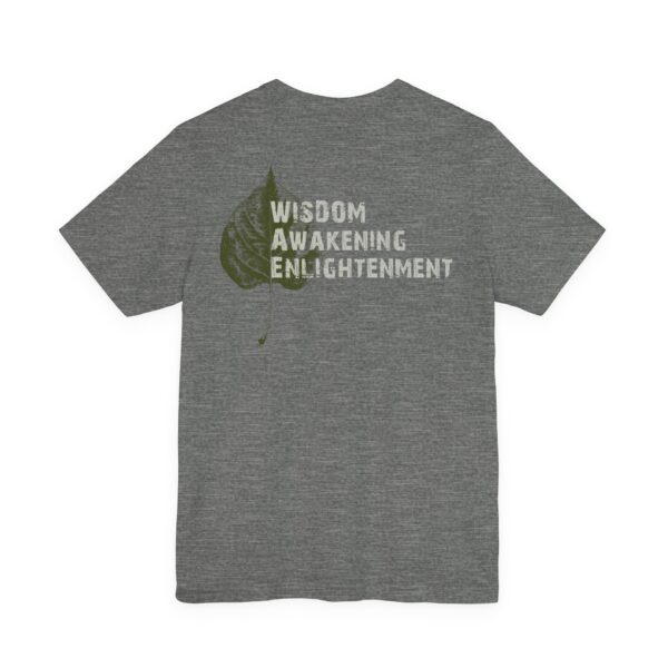 Wisdom, Awakening, Enlightenment - Bodhi Leaf Lightweight T-Shirt - Image 3