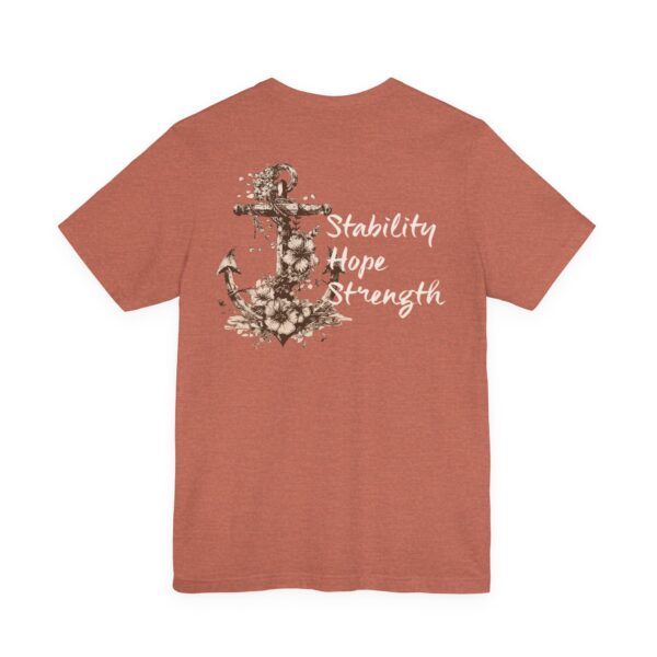 Stability, Hope, Strength - Anchor Lightweight T-Shirt - Image 11