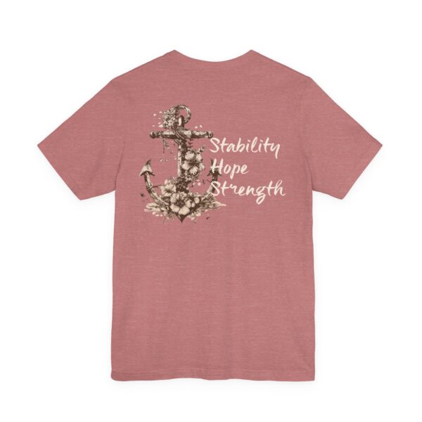 Stability, Hope, Strength - Anchor Lightweight T-Shirt - Image 7