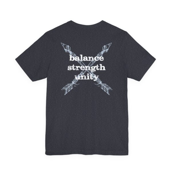 Balance, Strength, Unity - Crossed Arrows Lightweight T-Shirt - Image 19