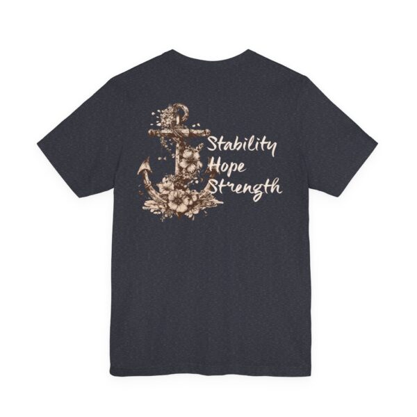 Stability, Hope, Strength - Anchor Lightweight T-Shirt - Image 20