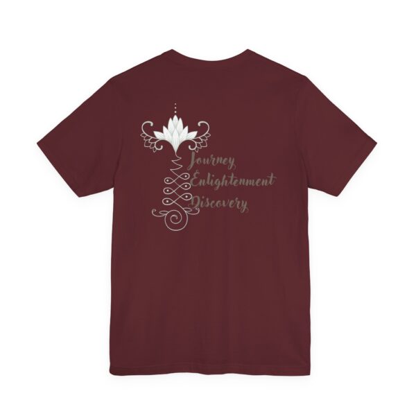 Journey, Enlightenment, Discovery - Unalome Lotus Lightweight Tee - Image 19