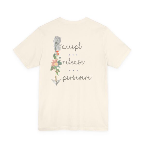 Accept, Release, Persevere - Down Arrow Lightweight T-Shirt - Image 8