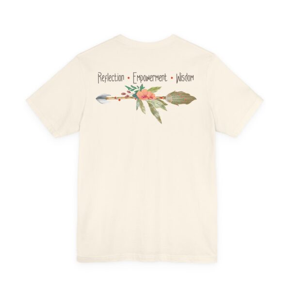 Reflection, Empowerment, Wisdom - Left Arrow Lightweight T-Shirt - Image 8