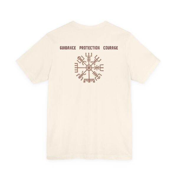 Guidance, Protection, Courage - Vegvisir Lightweight T-Shirt - Image 3