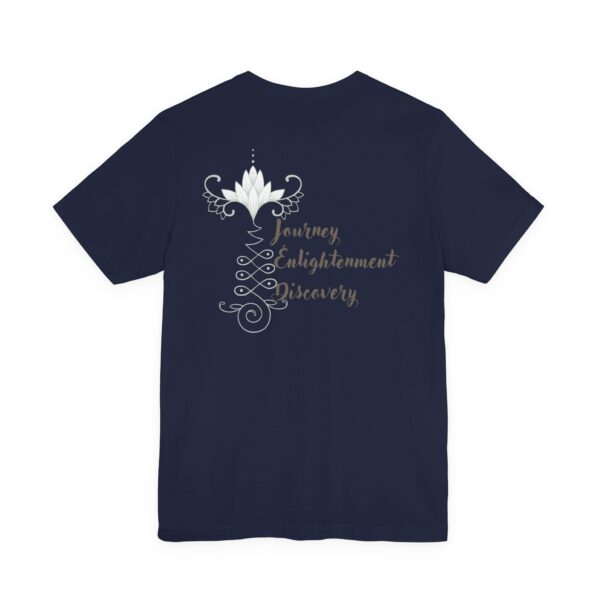 Journey, Enlightenment, Discovery - Unalome Lotus Lightweight Tee - Image 15