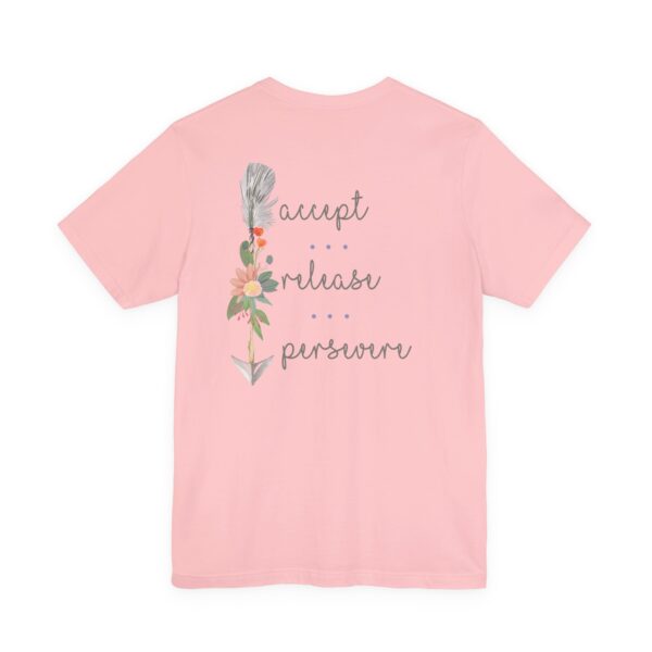 Accept, Release, Persevere - Down Arrow Lightweight T-Shirt - Image 12